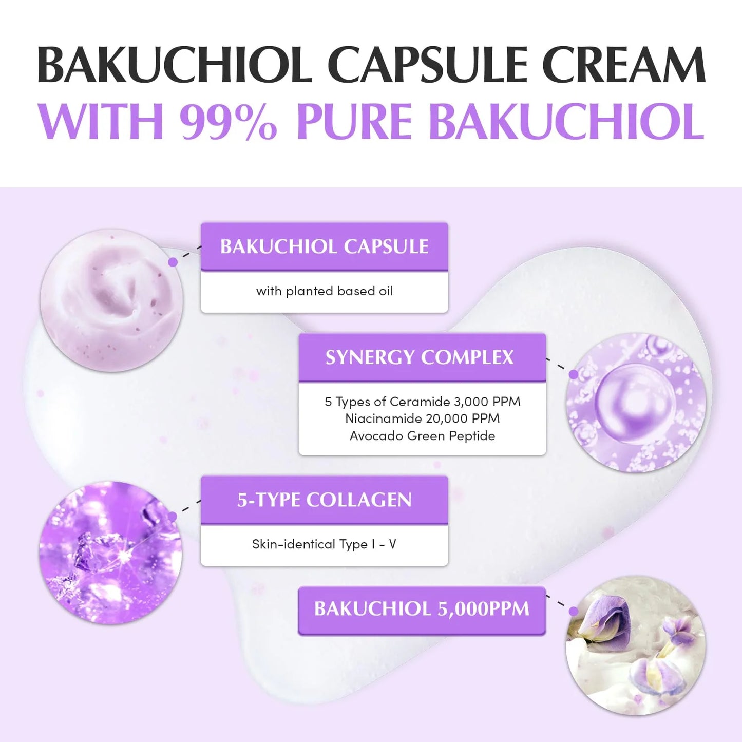 EQQUALBERRY Cera Deep Bakuchiol Plumping Capsule Cream 50mL