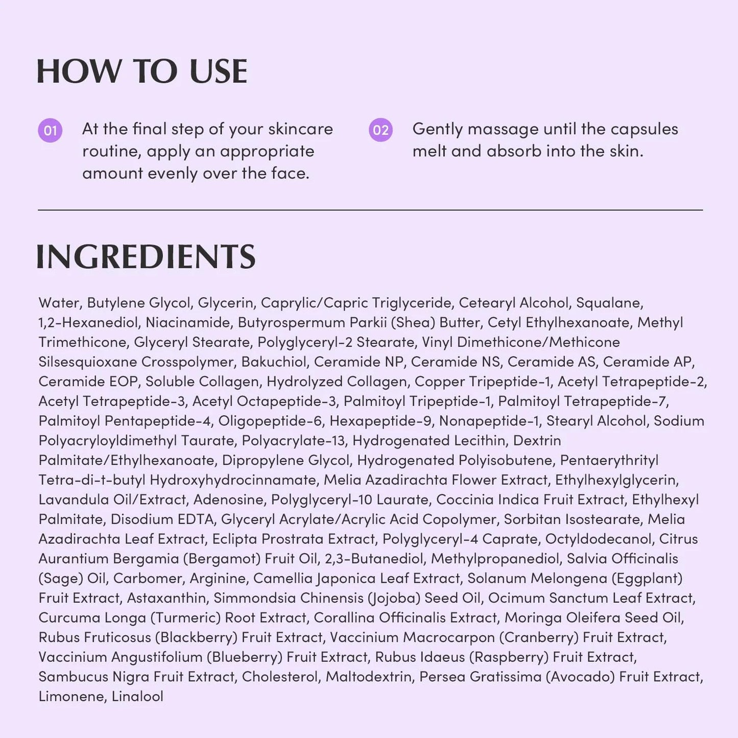 EQQUALBERRY Cera Deep Bakuchiol Plumping Capsule Cream 50mL