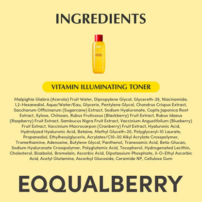 EQQUALBERRY Vitamin Illuminating Toner 150ml
